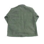 OrSlow 8345 Pocket Fatigue Shirt Reverse Sateen – Dark Olive Stone