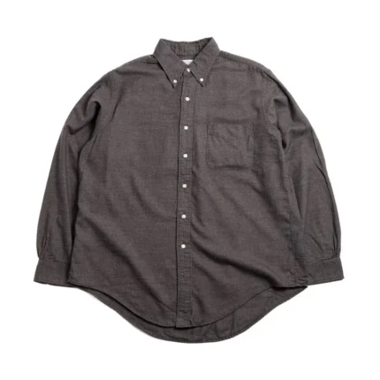 Orslow (8112–60) Button Down Shirt Soft Subtly Brushed Mini Check