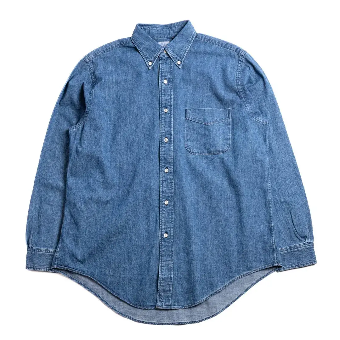 Orslow-8112–95-Denim-Bd-Shirt-Front Orslow (8112–95) Denim Bd Shirt