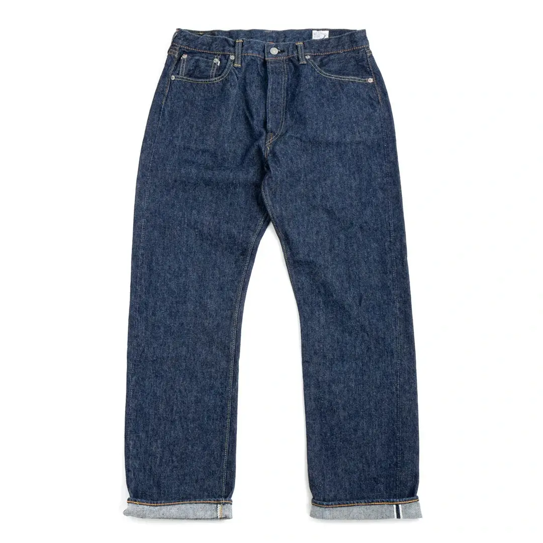 Orslow-Lot–1050-105-Standard-Selvedge-Denim-Pants-Rinsed-Front Orslow (Lot–1050) 105 Standard Selvedge Denim Pants Rinsed