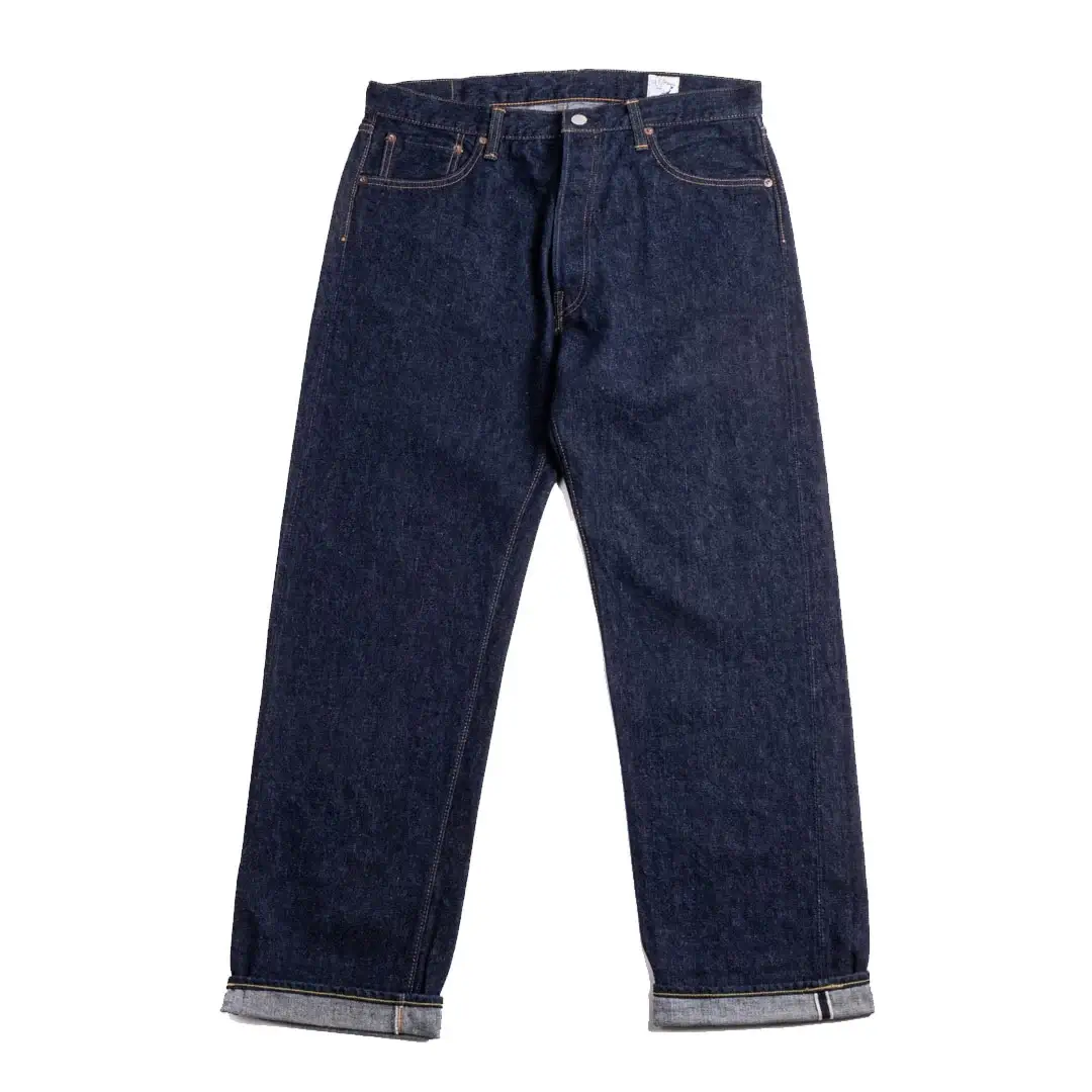 Orslow-Lot–1050xx-1950s-Selvedge-Denim-Front Orslow (Lot–1050xx) 1950s Selvedge Denim One Wash