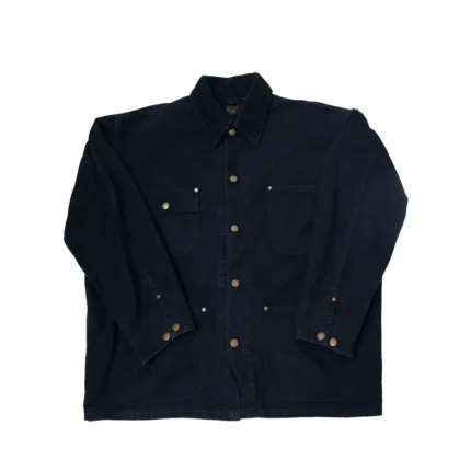 OrSlow 01-6034-61S Relaxed Fit Coverall Jacket – Black