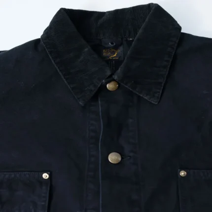 OrSlow 01-6034-61S Relaxed Fit Coverall Jacket – Black