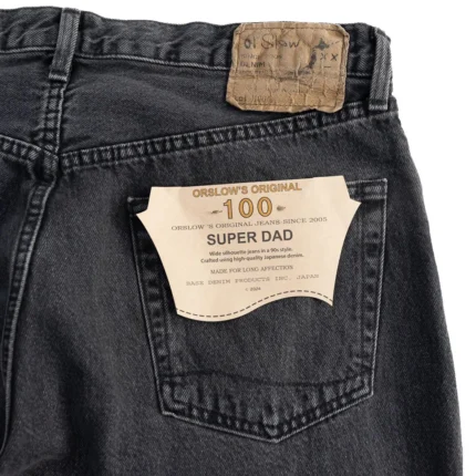 orSlow 100 Super Dad Fit in Black Stone