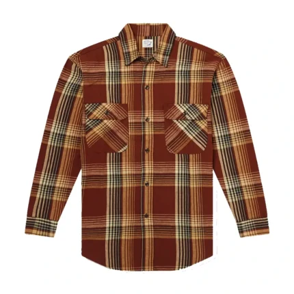 orSlow Checked Cotton and Linen-Blend Shirt