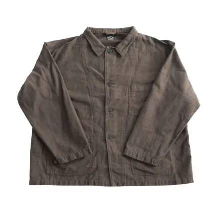 OrSlow 01-6061-60K Moleskin Simple Work Jacket – Charcoal