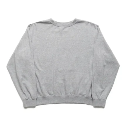 orSlow Light Weight French Terry Crewneck Sweat Shirt – Heather Grey