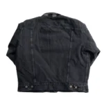 OrSlow 01-6105-D61SK – Organic Cotton Flannel Check Lining Type 3 Denim Jacket – Black Denim Stone